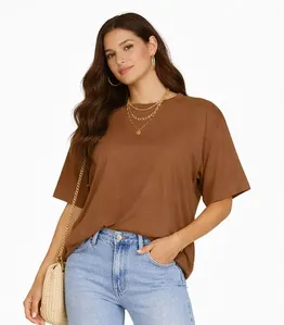 Blusa Feminina Com Mangas Amplas Infinita Cor Marrom G