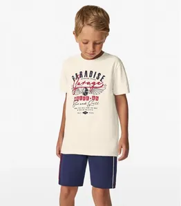 Camiseta Menino em Meia Malha Trick Nick Off White 6