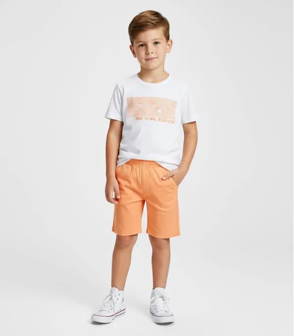 Conjunto Infantil Camiseta Com Bermuda Select Branco 2