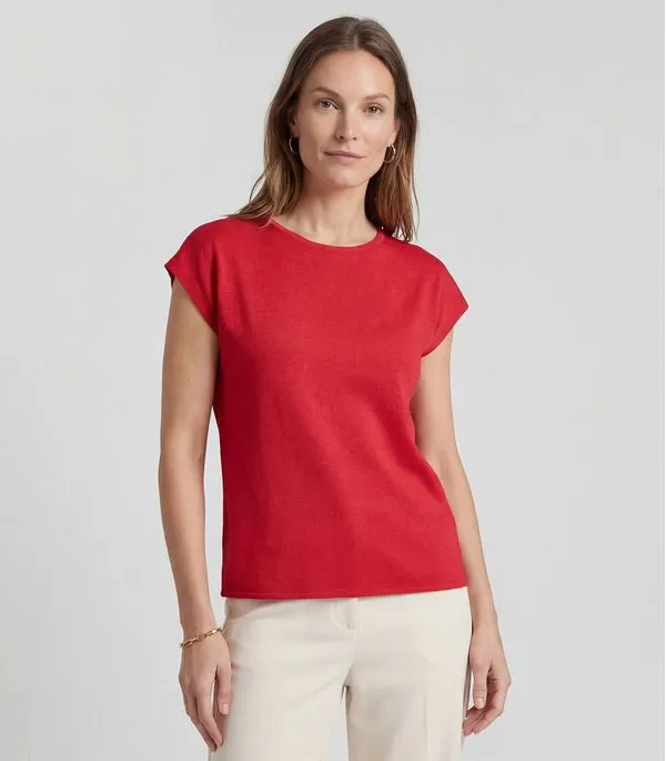 Blusa Feminina Ampla Infinita Cor Vermelho GG
