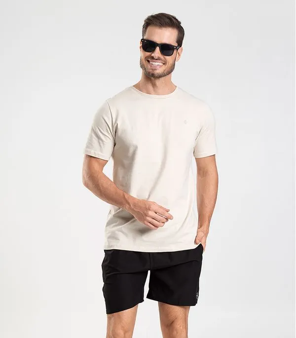 Bermuda Masculina Lisa De Microfibra Long Bong Preto P