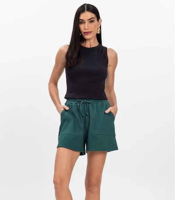 Shorts Feminino Infinita Cor Verde P
