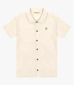 Camisa Infantil Masculina Trick Nick Bege 4