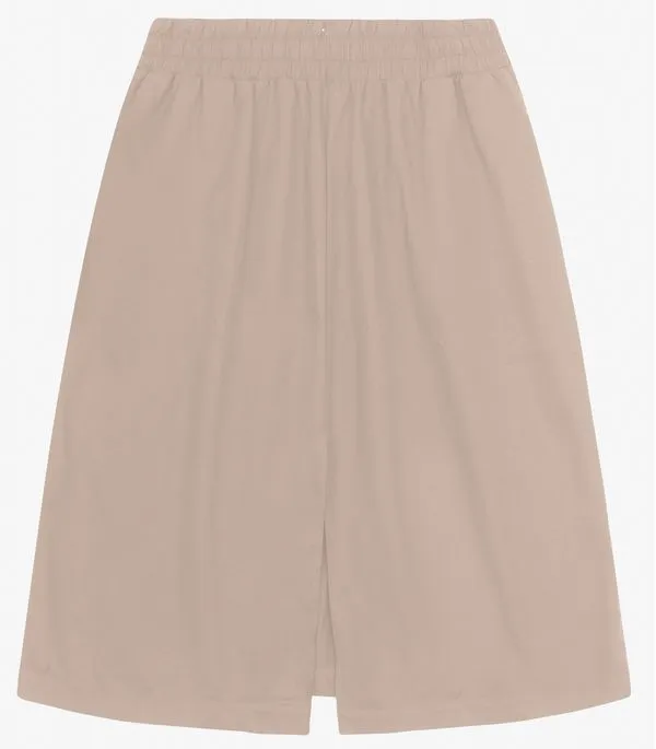 Saia Midi Plus Size Secret Glam Marrom Plus G1