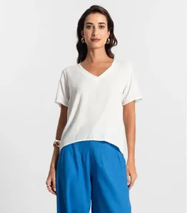 Blusa Feminina Viscose Endless Off White GG
