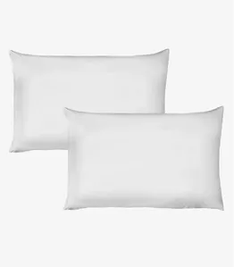 Kit 2 Fronhas Avulsas Premium Fio Penteado Lisa Vivaldi Branco UN