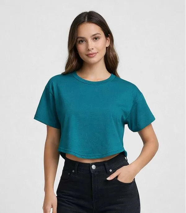 Blusa Feminina Com Manga Deslocada Infinita Cor Azul P