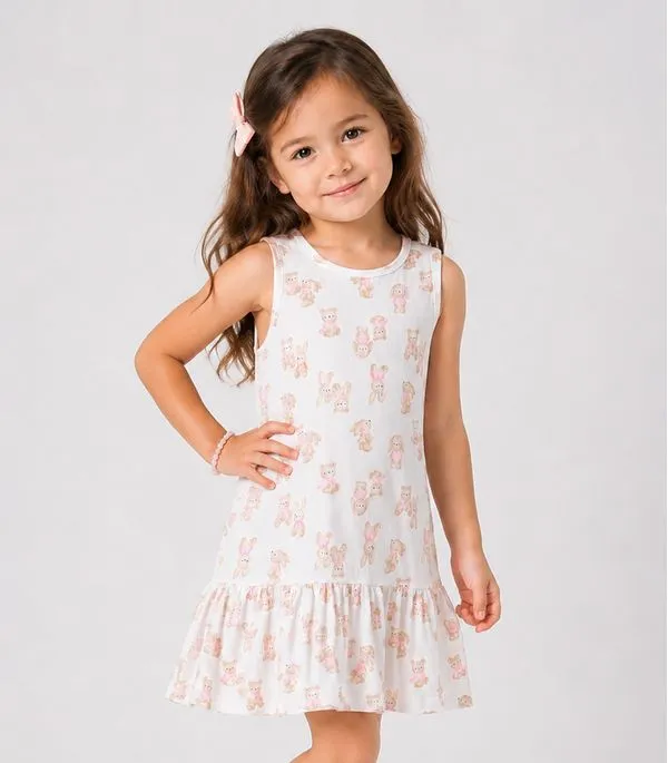Vestido Infantil Feminino Select Bege 10