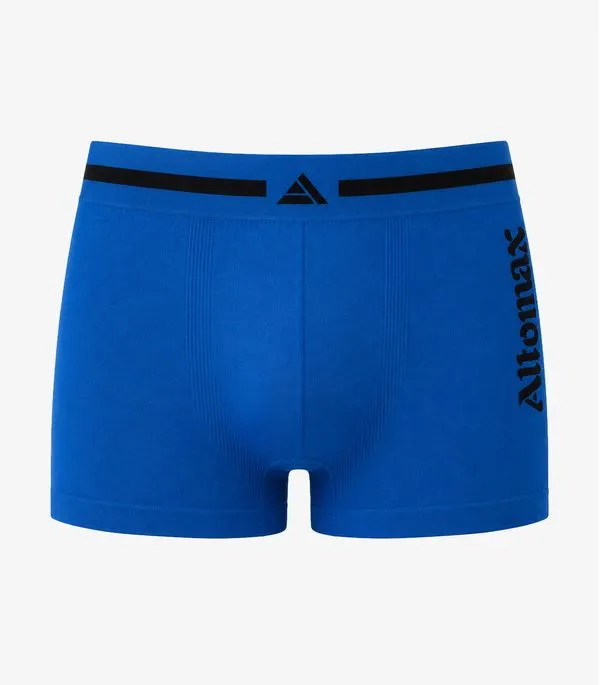 Cueca Boxer Lisa Microfibra Altomax Azul M