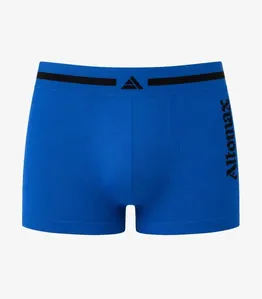 Cueca Boxer Lisa Microfibra Altomax Azul G