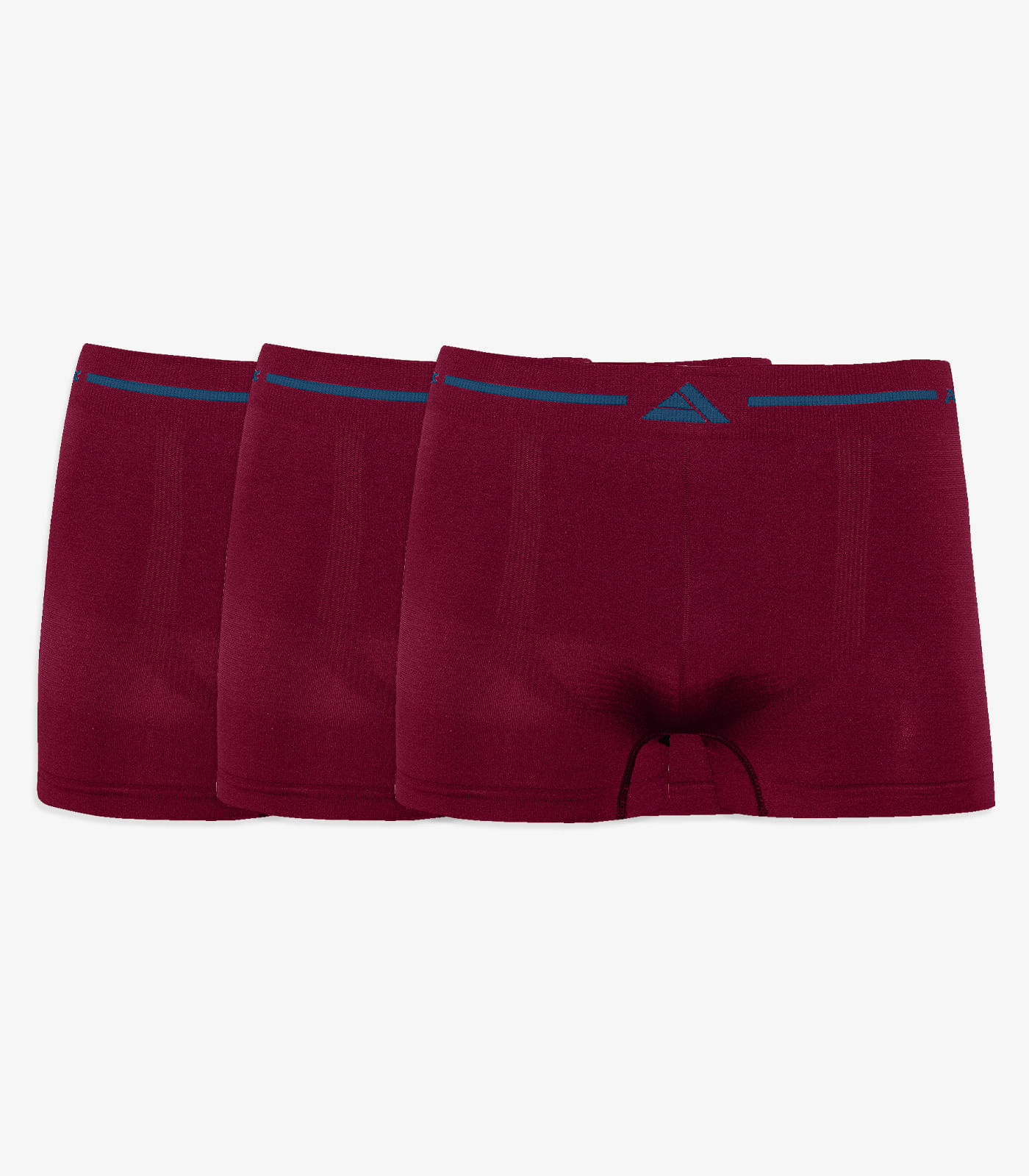 Kit 3 Cuecas Boxer Lisa Microfibra Altomax Vermelho