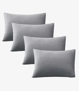 Kit 4 Fronhas Avulsas Lisas Fusion Vivaldi Cinza UN