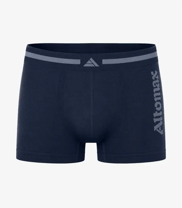 Cueca Boxer Lisa Microfibra Altomax Azul P