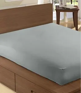 Lençol Avulso Queen Microfibra Com Elástico Camesa Cinza UN