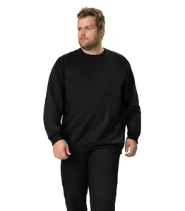 Camiseta Masculina Plus Size Manga Longa Diametro Preto Plus G2