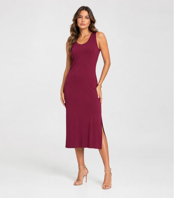 Vestido Midi Feminino Select Vermelho P
