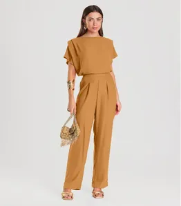 Calça Feminina Pantalona Dianna Marrom M