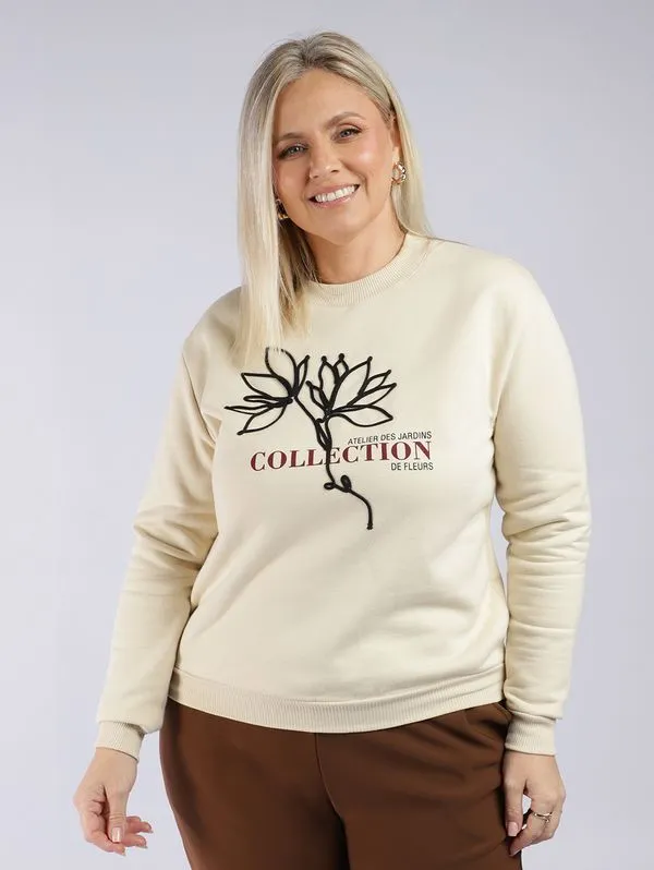 Moletom Felpado Plus Size Feminino AREIA G3