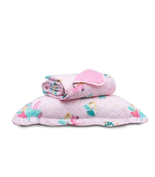Kit Cobre Leito Casual Kids Solteiro Appel Rosa UN / Rosa