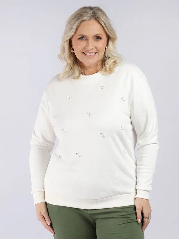 Moletom Careca Plus Size Feminino OFF WHITE G4
