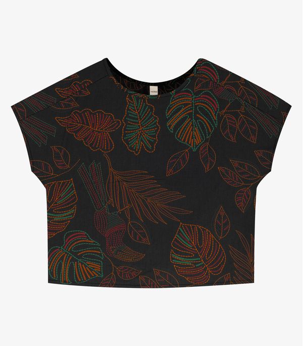 Blusa Feminina Viscose Khyara Rovitex Preto P
