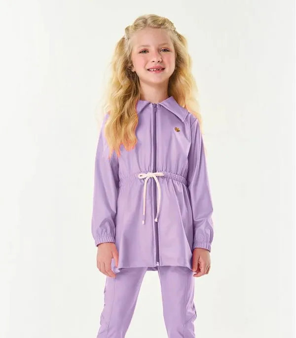 Parka Infantil Feminina Trick Nick Roxo 6