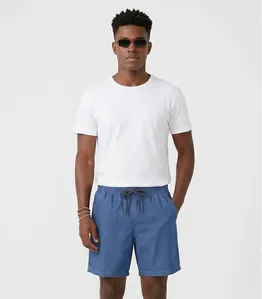 Bemuda Masculina Em Tactel Com Bolsos Filt Surf Azul P