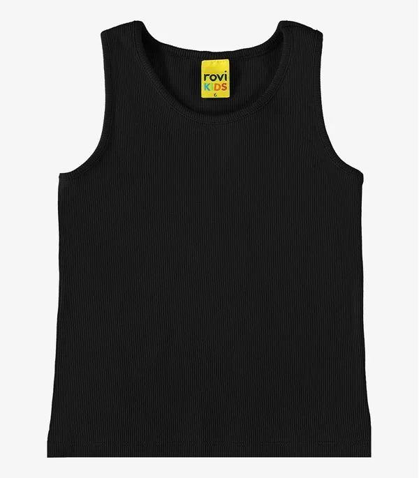 Regata Infantil Menina em Ribana Rovi Kids Preto 6
