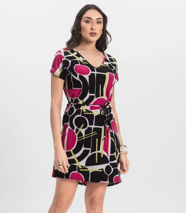 Vestido Feminino Liganete Infinita Cor Preto GG