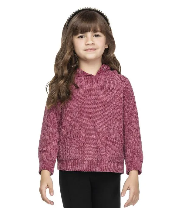 Suéter Tricot Infantil Trick Nick Vinho 14