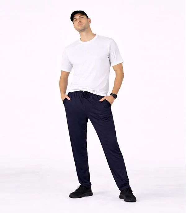 Calça Masculina Helanca Com Bolsos Rota Da Onda Azul G
