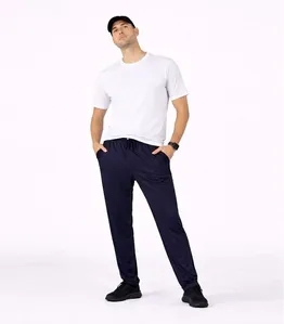 Calça Masculina Helanca Com Bolsos Rota Da Onda Azul M