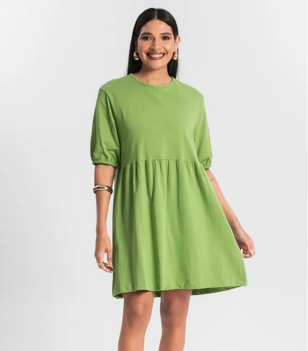 Vestido Feminino Curto Rovitex Verde M