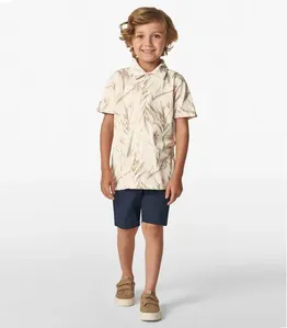 Camisa Menino em Meia Malha Trick Nick Off White 10