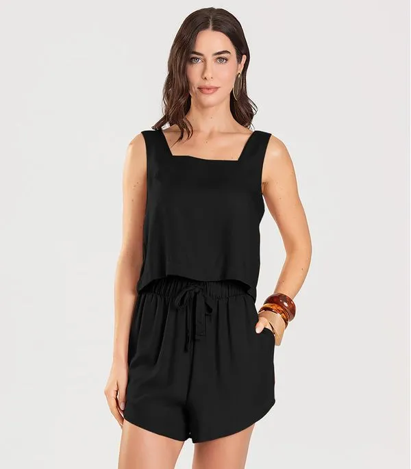 Shorts Feminino Dianna Preto PP