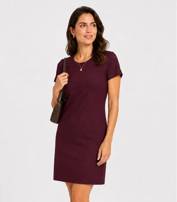 Vestido Feminino Em Tecido Henera Infinita Cor Roxo P