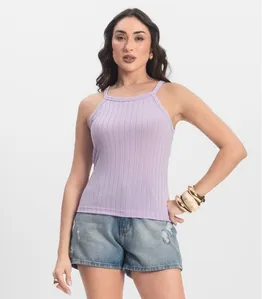 Regata Feminina Infinita Cor Roxo P