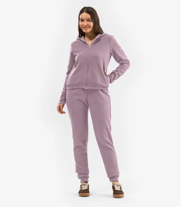 Calça Feminina Jogger Em Moletom Peluciado Rovitex Rosa GG