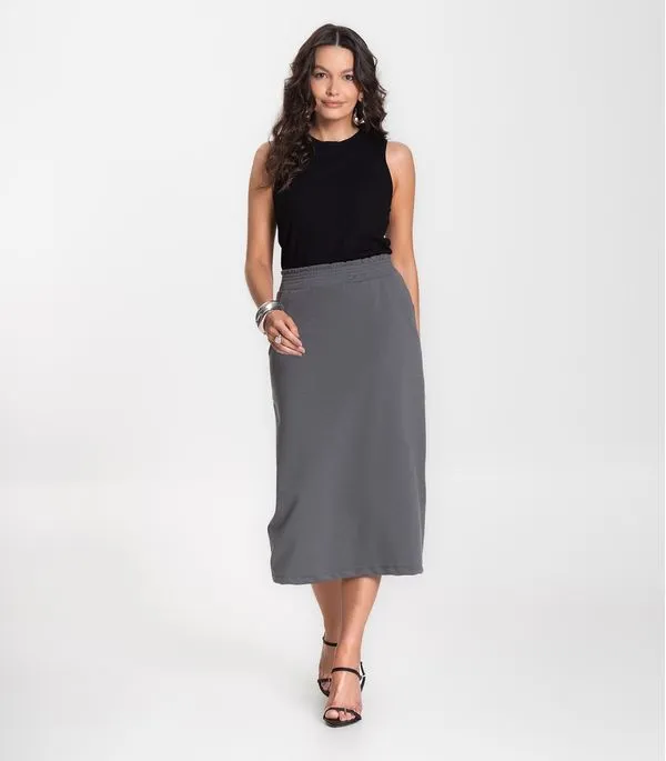 Saia Feminina Select Cinza GG