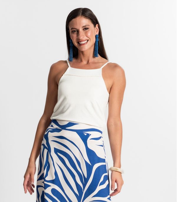 Blusa De Alça Feminina Rovitex Bege P