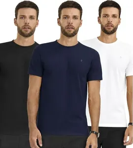 Kit 3 Camisetas Masculinas Básicas Diametro Sortidas G