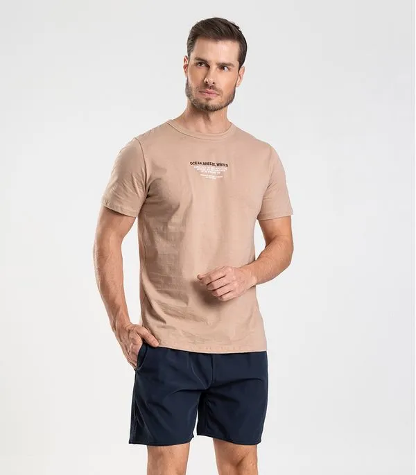 Bermuda Masculina Lisa De Microfibra Long Bong Azul M