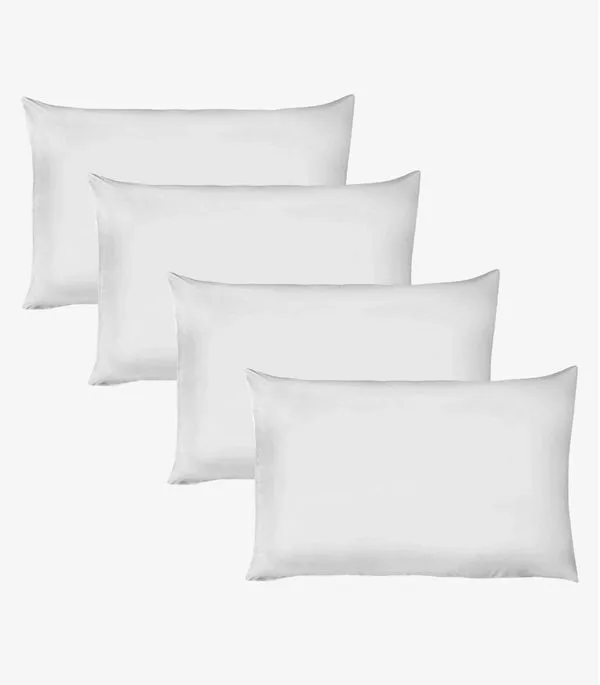 Kit 4 Fronhas Avulsas Lisas Vivaldi Branco UN