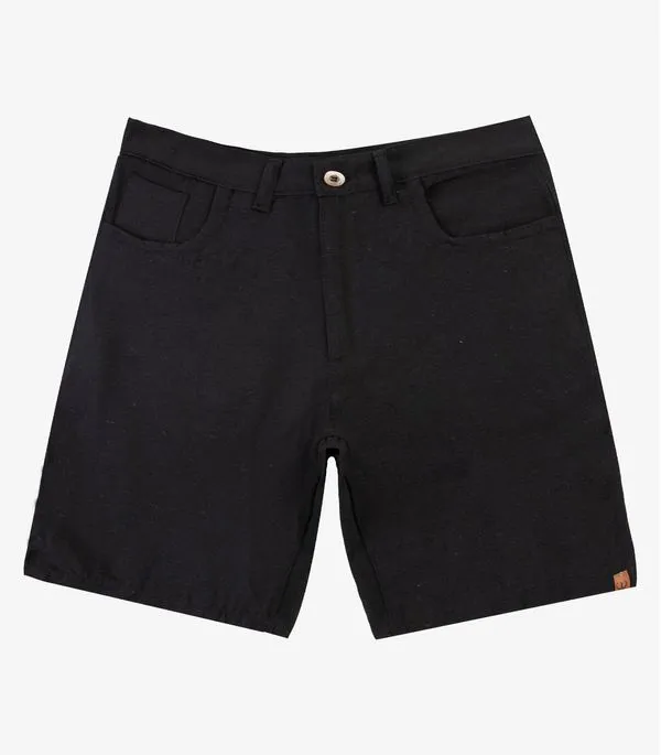 Bermuda Masculina Sarja Com Bolsos Shift Preto 44