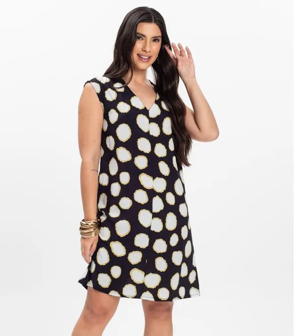 Vestido Feminino em Tecido Infinita Cor Preto M