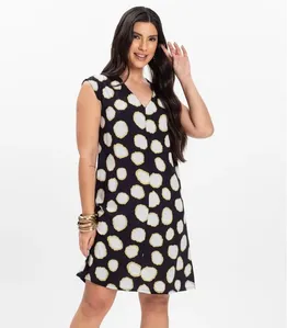 Vestido Feminino em Tecido Infinita Cor Preto P