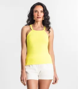 Regata Feminina Infinita Cor Amarelo P