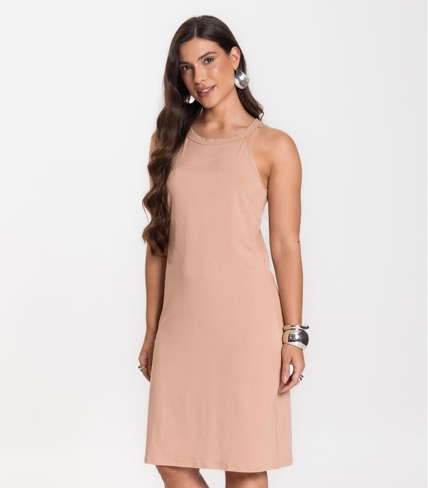 Vestido Feminino Infinita Cor Chocolate GG