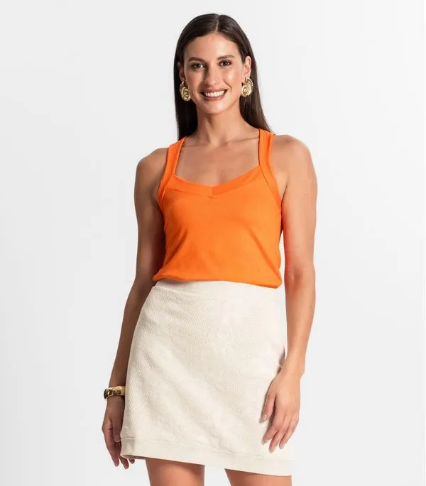 Regata Feminina Rovitex Laranja G