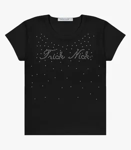 Blusa Infantil Em Ribana Trick Nick Preto 6